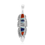 Zilveren hanger met Blauwe Kingman Mohave Turkooisen (Jones Lee)