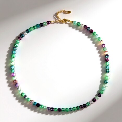 Collana in argento con Fluorite Argentina