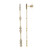 Pendientes en oro con Diamante I1 (H)  (CIRARI)