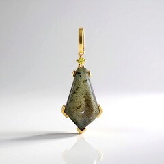 Ciondolo in argento con Labradorite Dorata Maniry
