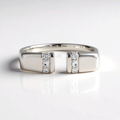 Anello in oro con Diamante IF (G) (de Melo Gold)