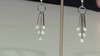 Pendientes en plata con Perla Freshwater