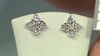 Boucles d'oreilles en argent et Zircon (Adela Silber)