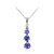 Collana in oro con Tanzanite AAA