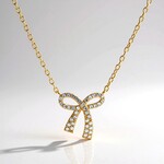 Collana in argento con Topazio Bianco
