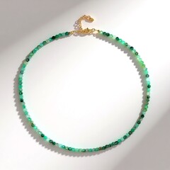 Collana in argento con Smeraldo Brasiliano