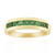 9K AAA Kenya Tsavorite Gold Ring