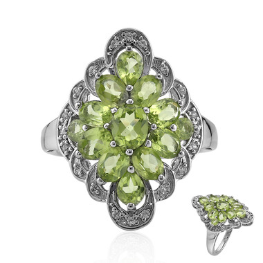 Peridot-Silberring
