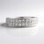 Bague en argent et Topaze blanche