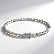 Zilveren armband met zirkonen (Adela Silber)