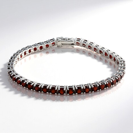 Bracciale in argento con Granato