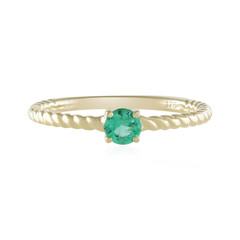 Bague en or et Emeraude de Russie