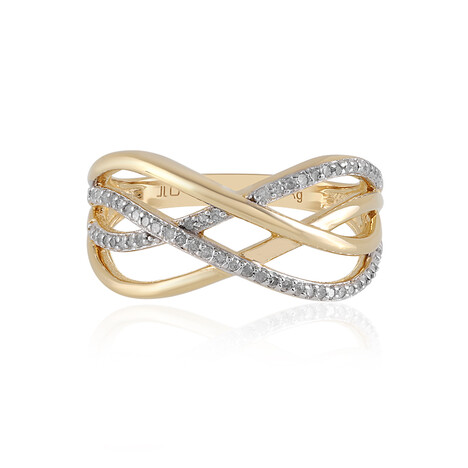 I2 (J) Diamant-Silberring