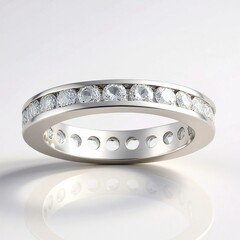 Anello in argento con Topazio Bianco