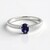 Anello in argento con Iolite