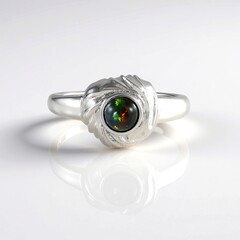 Anello in argento con Opale Mezezo