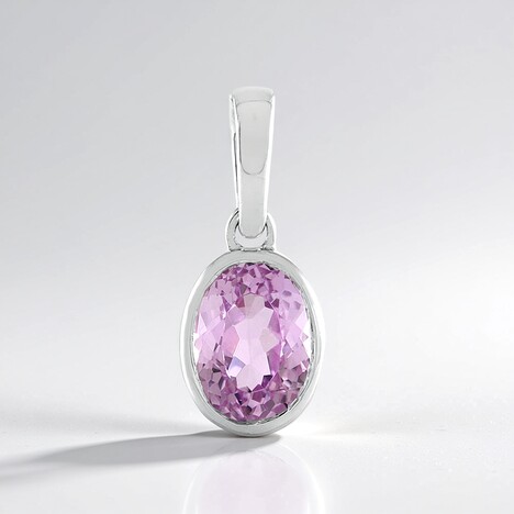 Ciondolo in argento con Kunzite