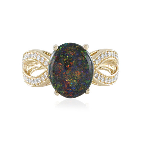 Andamooka-Matrix-Opal-Goldring (AMAYANI)