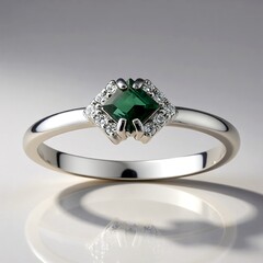 Anello in argento con Indicolite (Adela Silber)