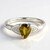 Cuprian Tourmaline Silver Ring
