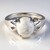Anello in argento con Howlite