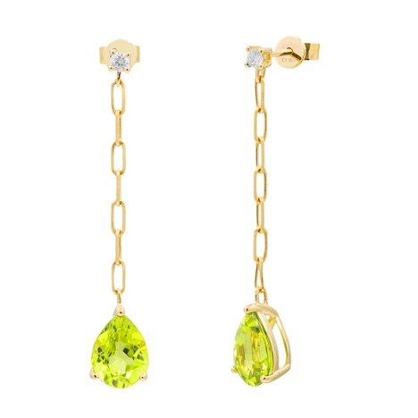 Dashihe-Peridot-Goldohrringe (CIRARI)