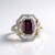 Anello in oro con Spinello Porpora (SUHANA)