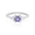 Anello in argento con Tanzanite