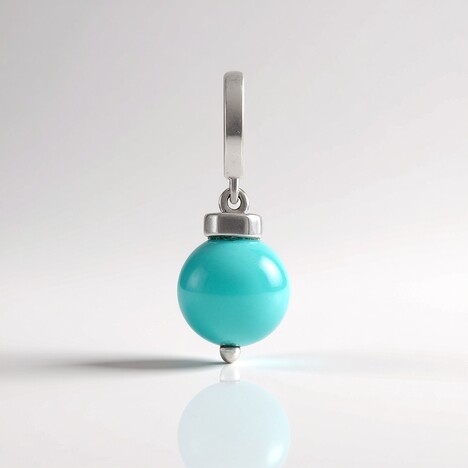 Ciondolo in argento con Amazzonite (MONOSONO COLLECTION)