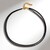 Collana in argento con Spinello Nero
