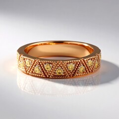 Anello in oro con Diamante Rose de France SI1 di Argyle (Annette)