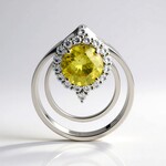 Ciondolo in argento con Sfalerite (de Melo Essence)