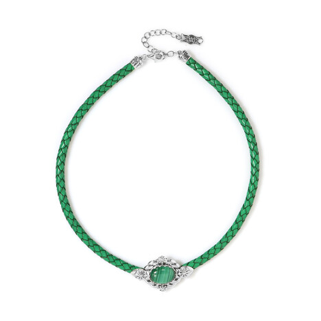 Malachite Necklace (Desert Chic)
