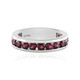 Anello in argento con Granato d’India