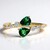 Anello in oro con Tsavorite AAA del Kenia (CIRARI)