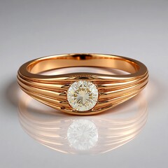 Anello in oro con Diamante Rose de France VS1 di Argyle (Annette)
