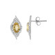 Orecchini in argento con Berillo Giallo