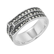 Markasit-Silberring (MONOSONO COLLECTION)