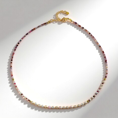 Collana in argento con Spinello Fancy