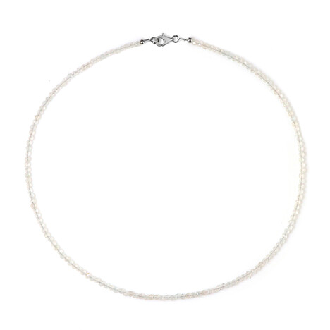 Collar en plata con Topacio blanco