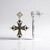 Orecchini in argento con Zircone (Dallas Prince Designs)