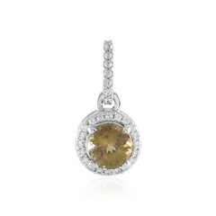Ciondolo in argento con Tanzanite Gialla (non riscaldata)