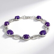 Bracciale in argento con Charoite
