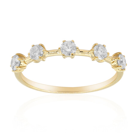 Anello in oro con Diamante I1 (H) (CIRARI)