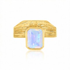 Zilveren ring met een Welo-opaal (de Melo Essence)