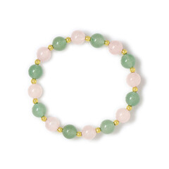 Brazalete con Cuarzo rosa