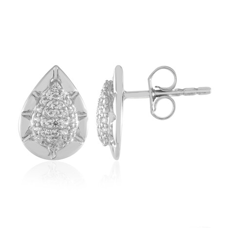 Zirkon-Silberohrringe (de Melo Essence)
