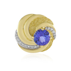 9K AAA Tanzanite Gold Pendant (de Melo)