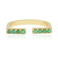 Colombian Emerald Silver Ring (de Melo Essence)