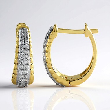 Orecchini in argento con Zircone